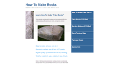 Desktop Screenshot of howtomakerocks.com