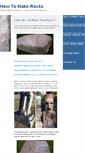 Mobile Screenshot of howtomakerocks.com