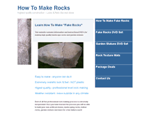 Tablet Screenshot of howtomakerocks.com